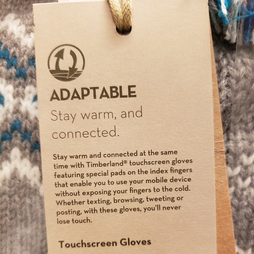 🆕️ Timberland Hat & Touchscreen Glove🧤 Box Set☃️ - Picture 3 of 13